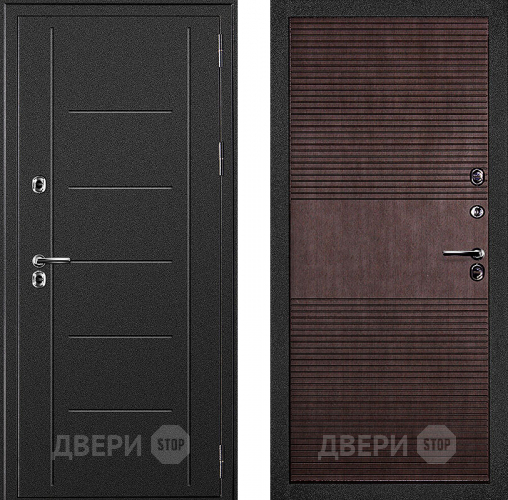 Входная металлическая Дверь Дверной Континент Термаль Венге в Долгопрудном