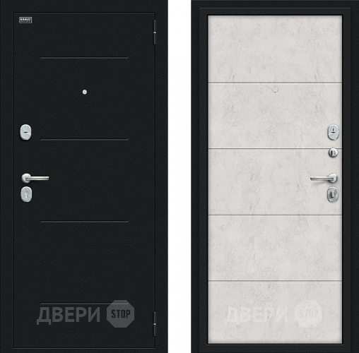 Дверь Bravo Граффити-1 Букле черное/Look Art в Долгопрудном