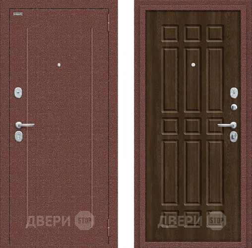 Дверь Bravo Любо Мини Антик медный/Dark Barnwood в Долгопрудном