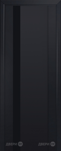 Межкомнатная дверь ProfilDoors 62U черный (черный лак) в Долгопрудном