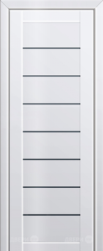 Межкомнатная дверь ProfilDoors 71L белый люкс (графит) в Долгопрудном