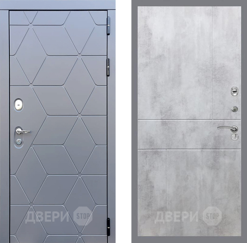 Дверь Стоп КОСМО ФЛ-290 Бетон светлый в Долгопрудном