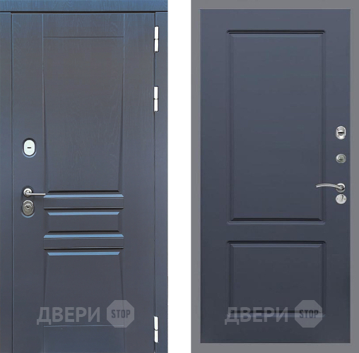 Входная металлическая Дверь Стоп ПЛАТИНУМ ФЛ-117 Силк титан в Долгопрудном