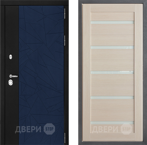 Входная металлическая Дверь Дверной континент ДК-9 ФЛ-47 Лиственница белая в Долгопрудном
