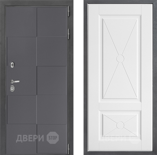 Входная металлическая Дверь Дверной континент ДК-3/606 ФЛ-617 Софт милк в Долгопрудном