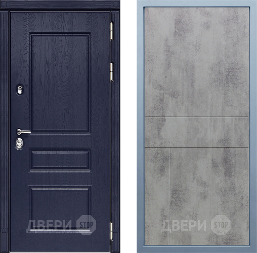 Входная металлическая Дверь Дива МД-45 М-1 Бетон темный в Долгопрудном