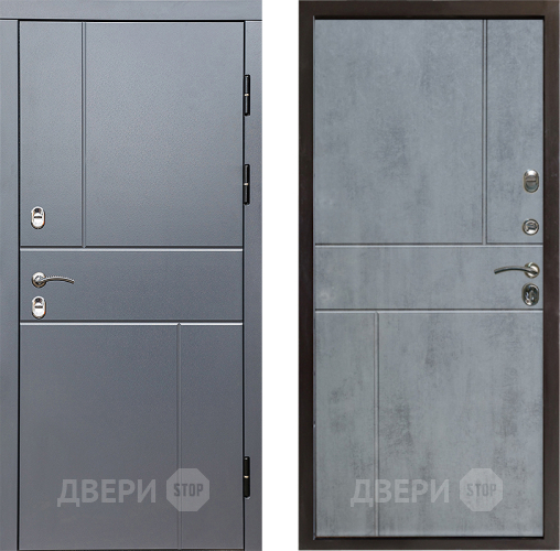 Входная металлическая Дверь Престиж TERMO с терморазрывом Горизонт Грэй Горизонт Бетон темный в Долгопрудном