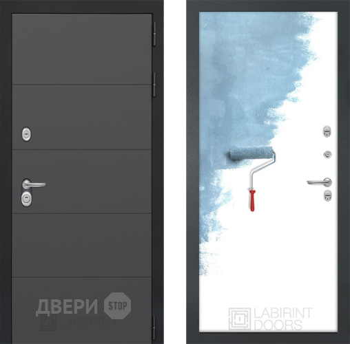 Дверь Лабиринт (LABIRINT) Art 28 Под покраску в Долгопрудном