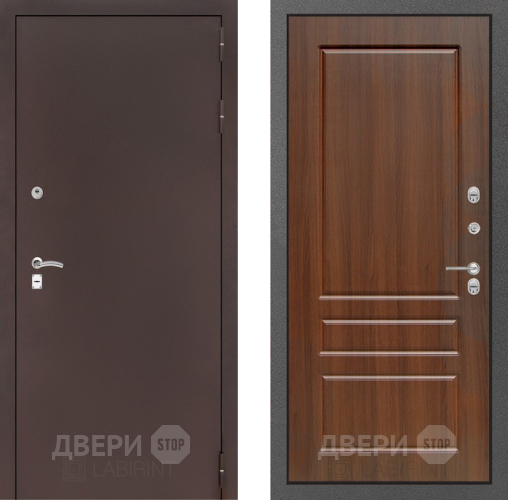 Дверь Лабиринт (LABIRINT) Classic антик медь 03 Орех бренди в Долгопрудном