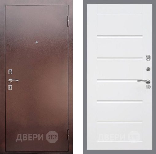 Входная металлическая Дверь Рекс (REX) 1 Сити Белый ясень в Долгопрудном