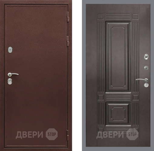 Дверь Рекс (REX) 5 металл 3 мм FL-2 Венге в Долгопрудном